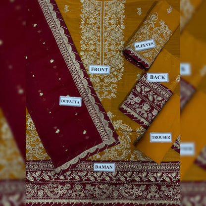Asim Jofa Chiffon Fancy