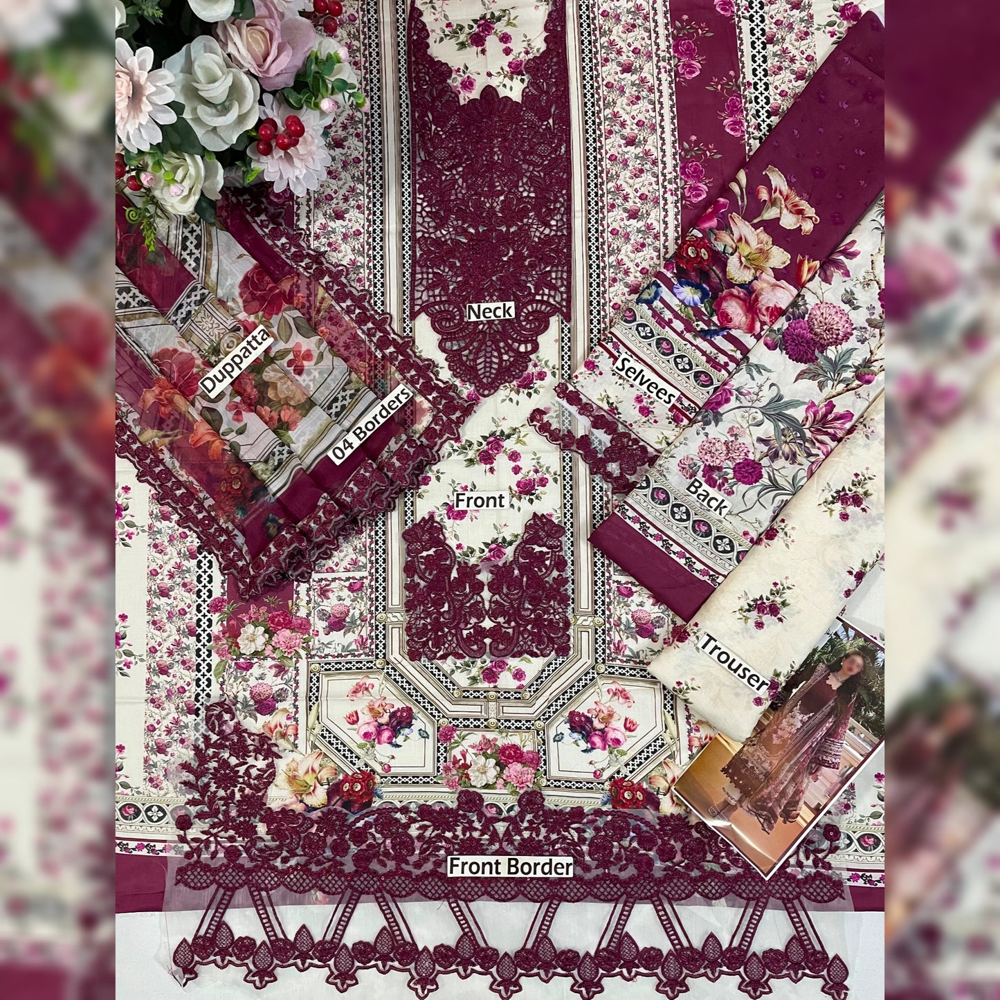 Elaf Lawn Fancy