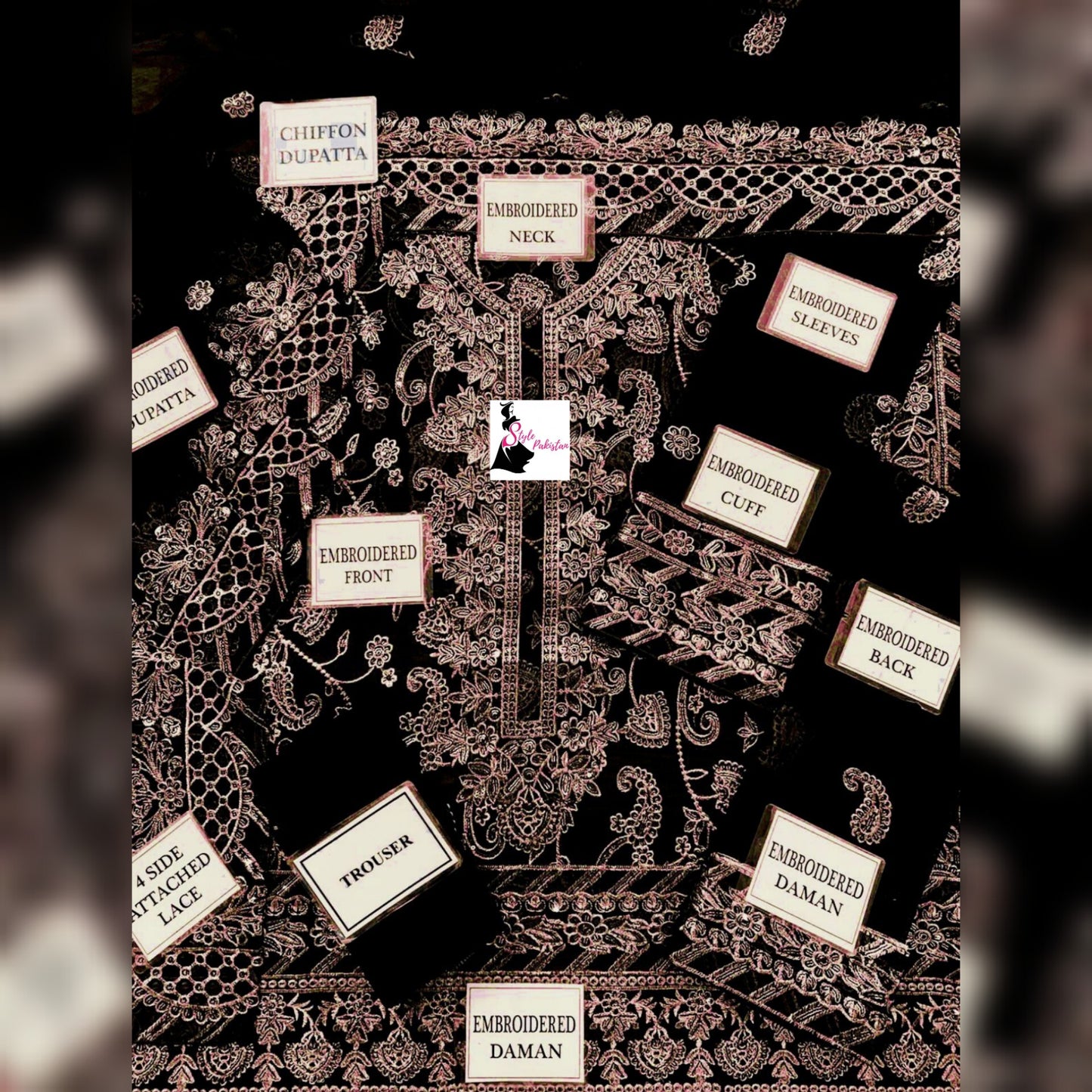 Asim Jofa Chiffon Fancy