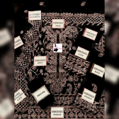 Asim Jofa Chiffon Fancy