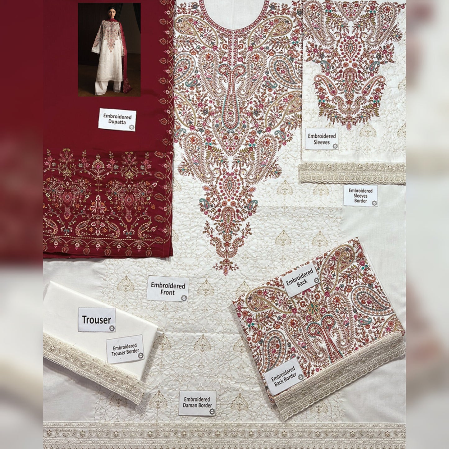 Zara Shahjahan Lawn Fancy