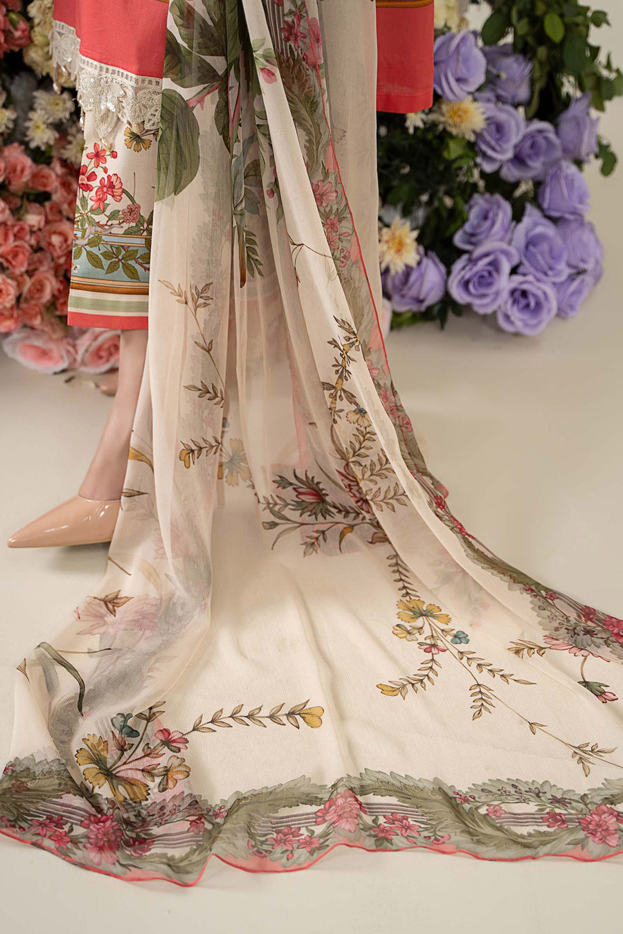M Print Lawn Fancy