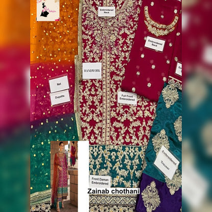 Zainab Chottani Chiffon Fancy
