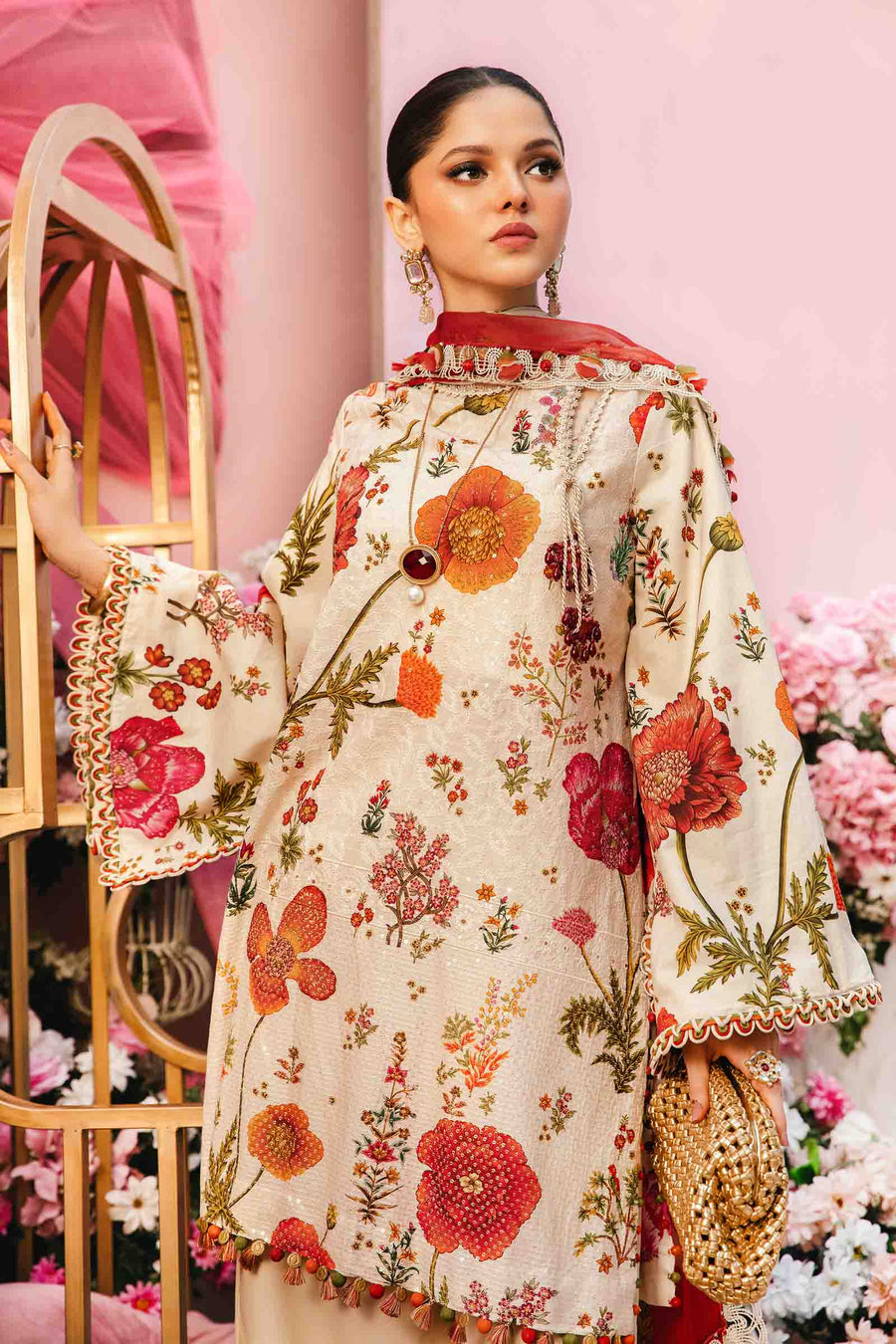 M Print Lawn Fancy