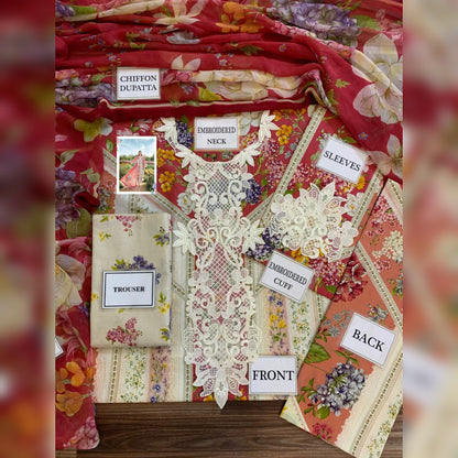 M Print Lawn Fancy