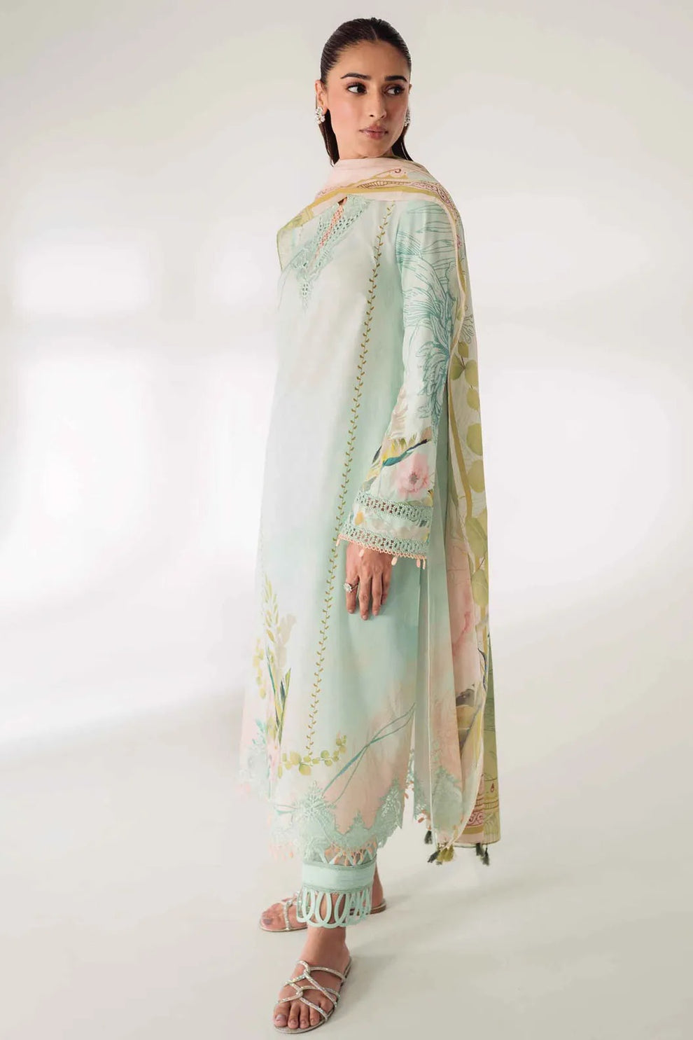 Qalamkar Lawn Fancy
