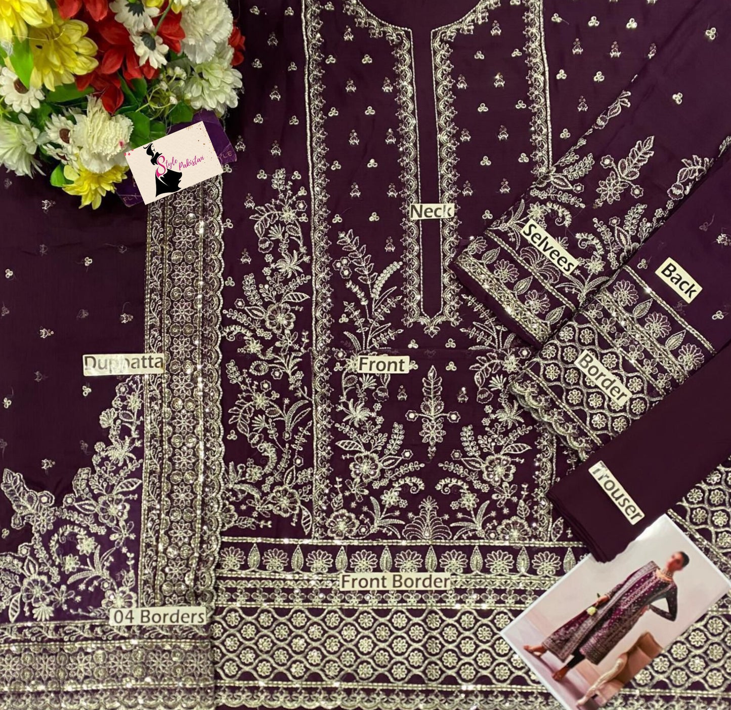 Gulaal Chiffon Fancy