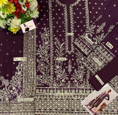 Gulaal Chiffon Fancy