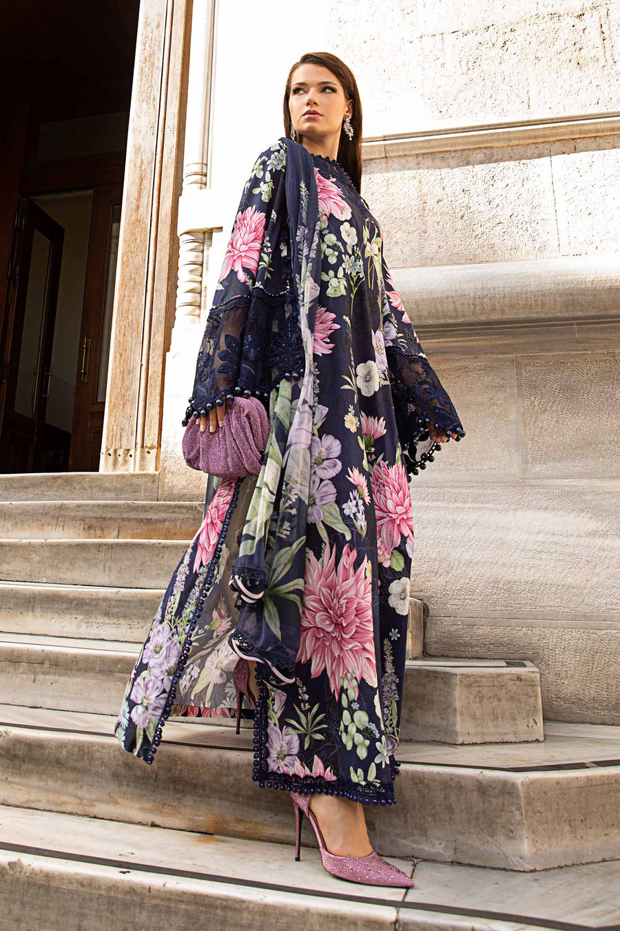 M Print Lawn Fancy