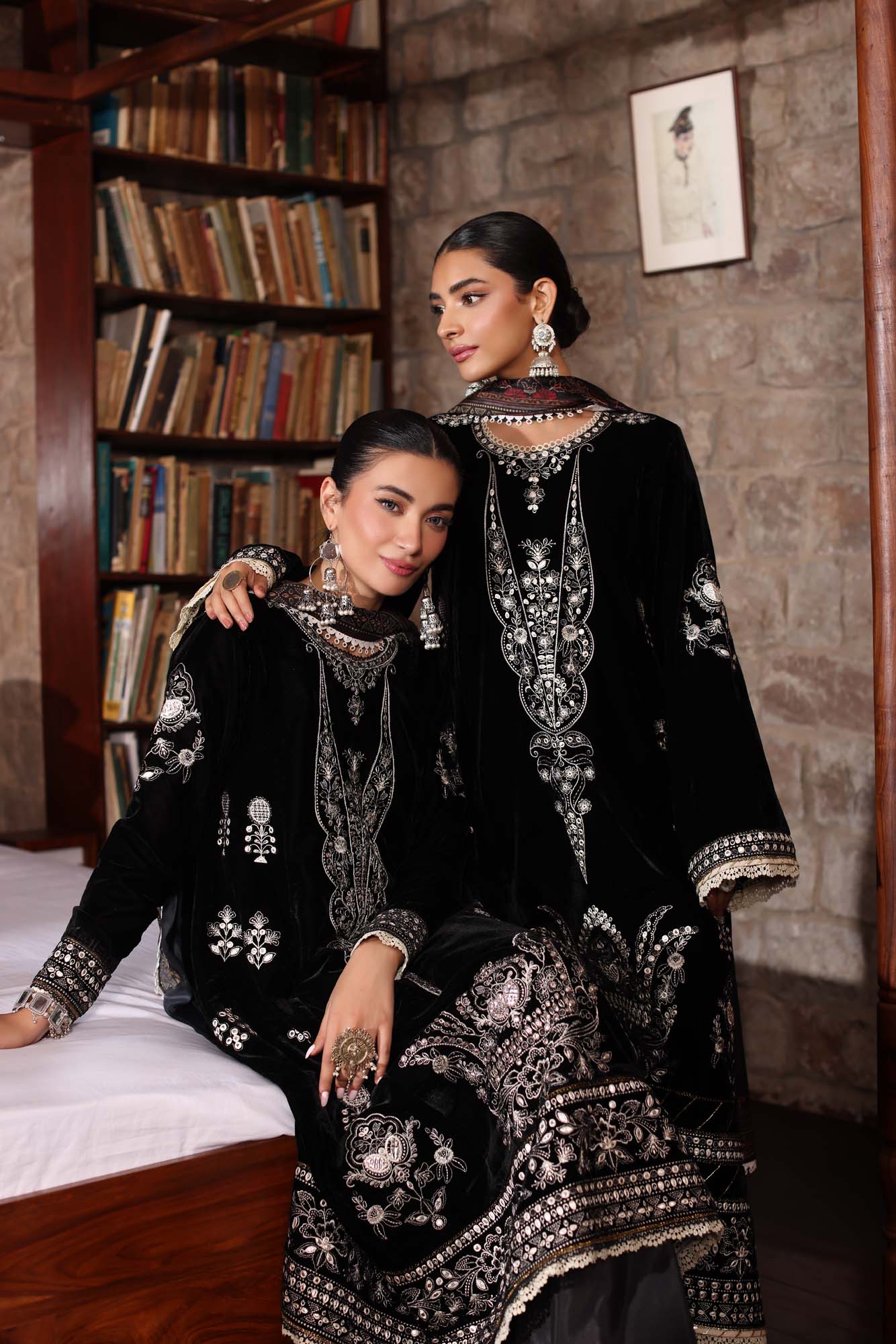 Saadia Asad Velvet Fancy