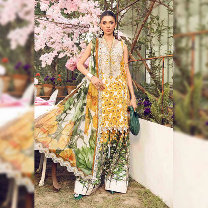 M Print Lawn Fancy