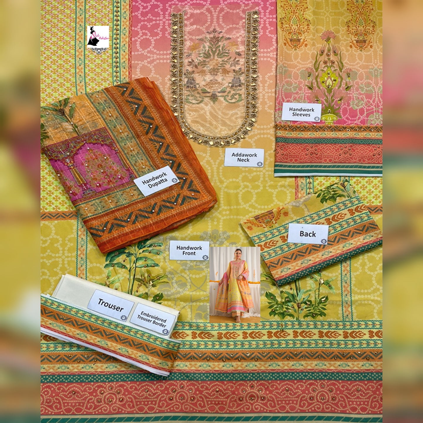 Ansab Jahangir Swiss Lawn Fancy