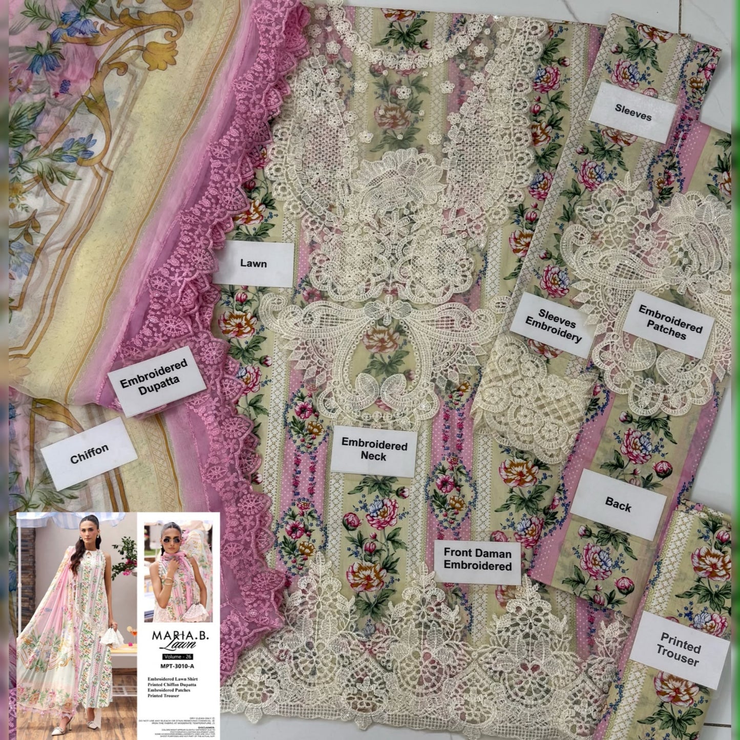 Maria B Lawn Fancy