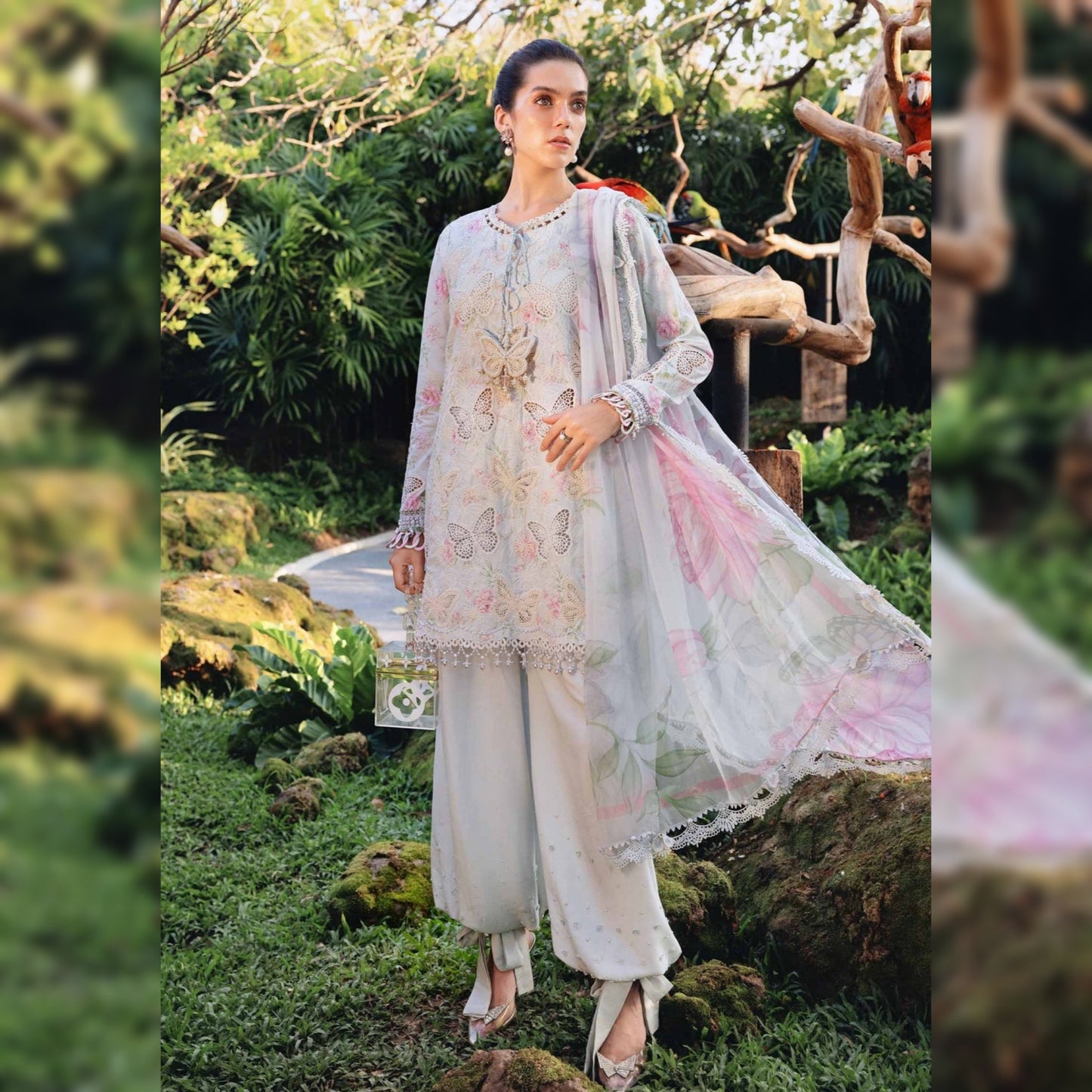 M Print Lawn Fancy