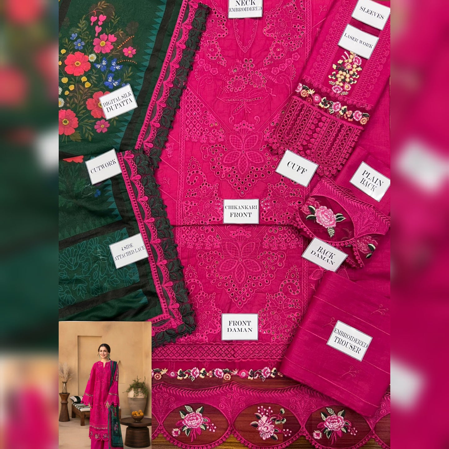 Saira Rizwan Cotton Fancy