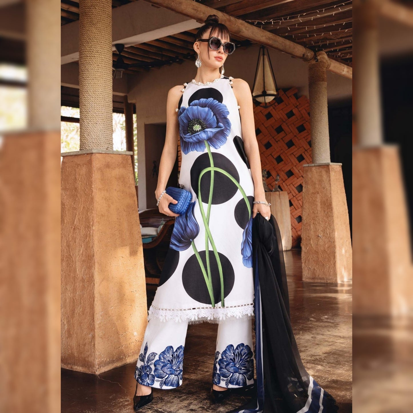 M Print Lawn Fancy