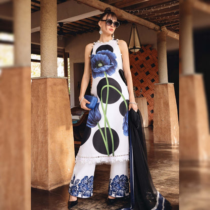 M Print Lawn Fancy