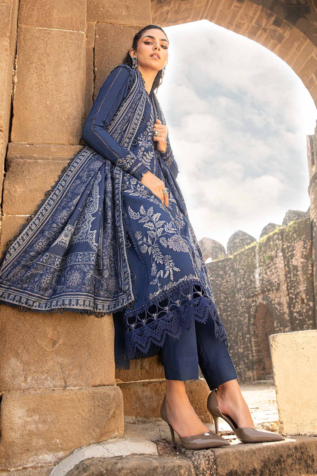 M Print Lawn Fancy