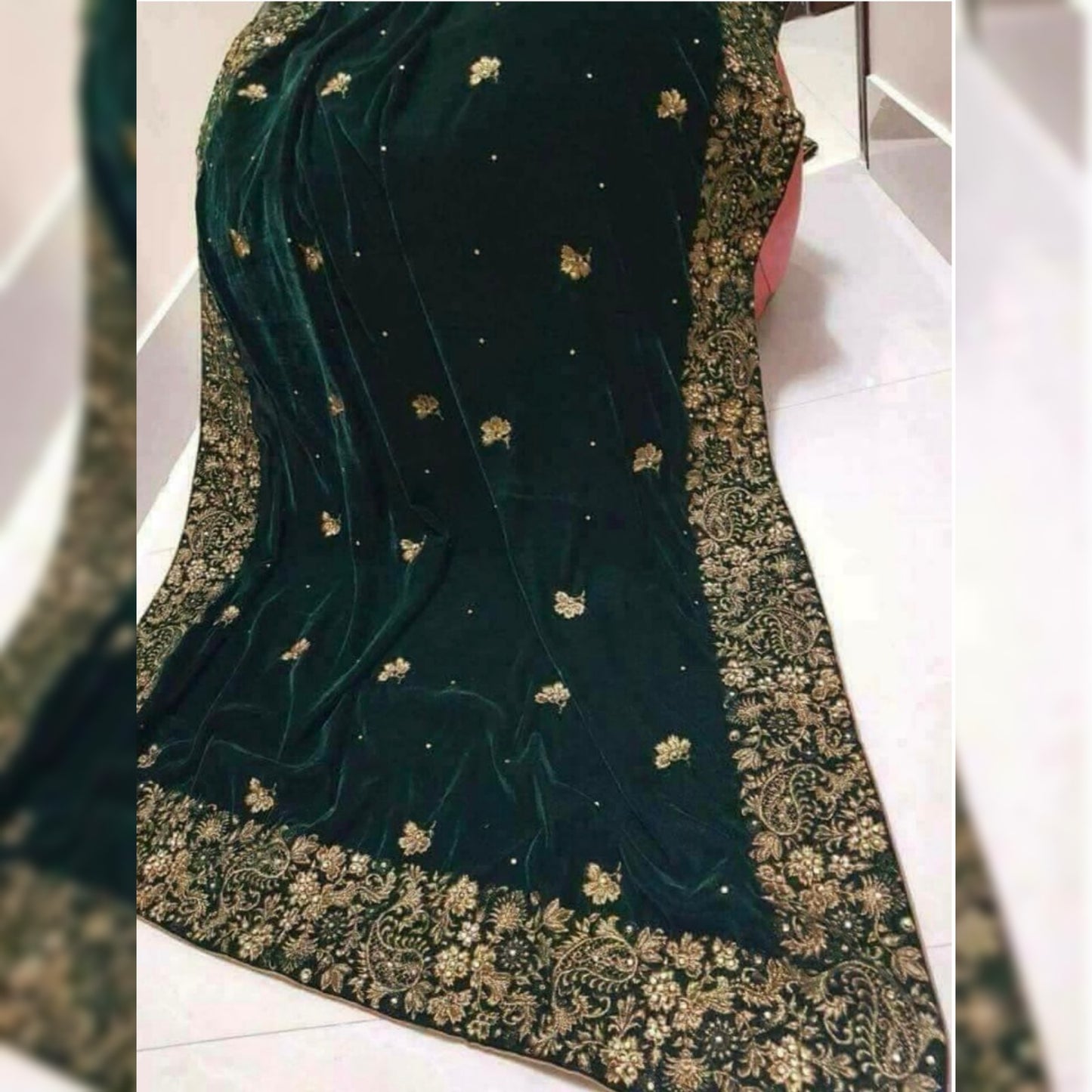 Velvet Shawl Fancy