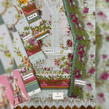 M Print Lawn Fancy
