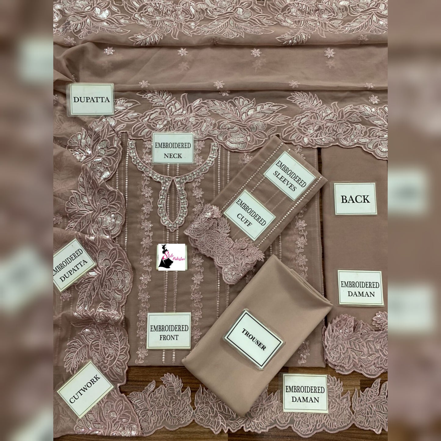 Cross Stitch Chiffon Fancy