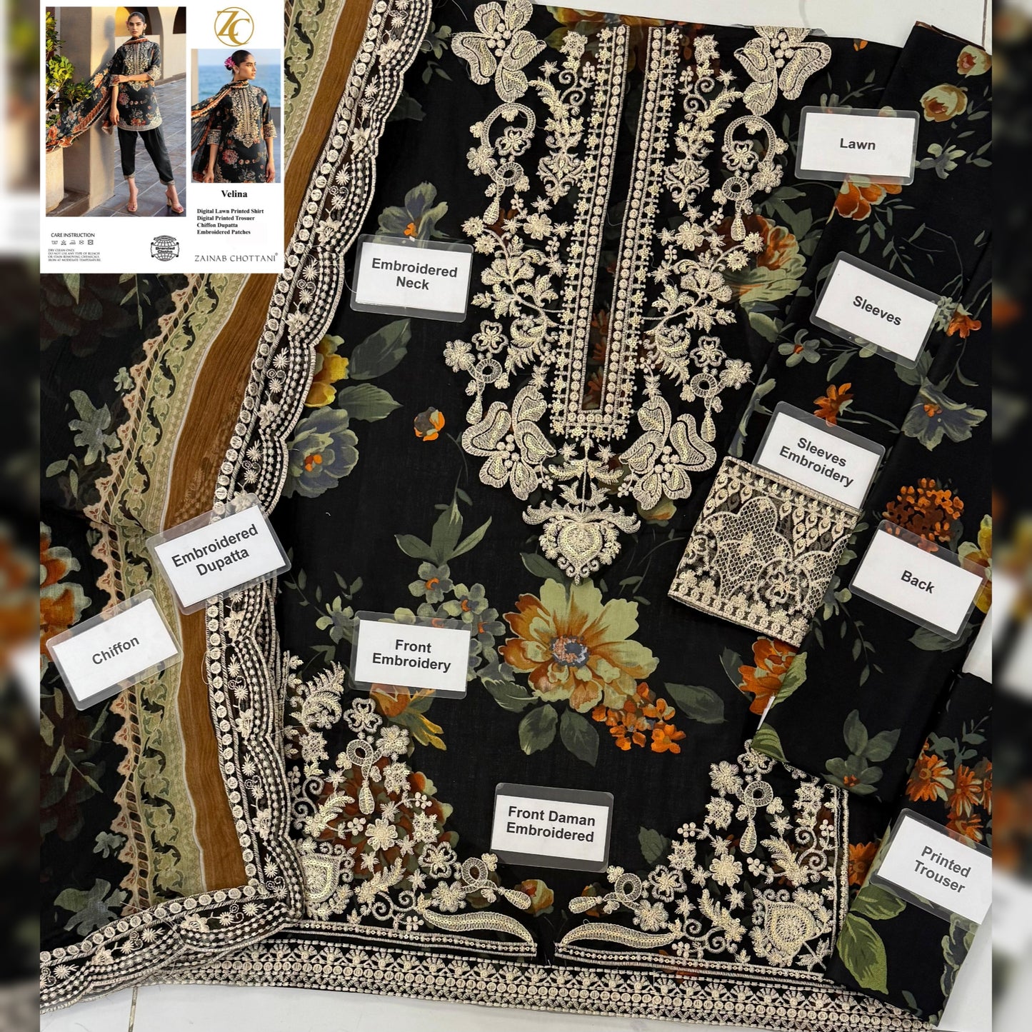 Zainab Chottani Lawn Fancy