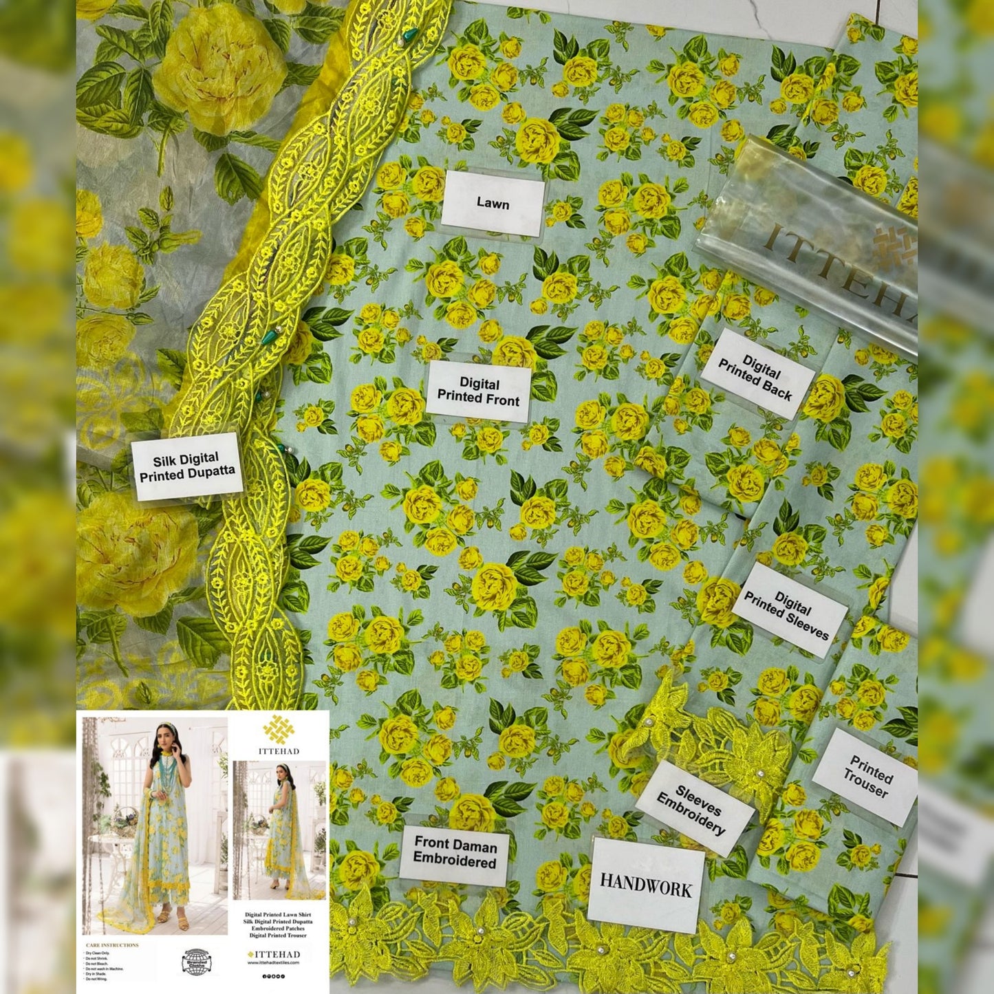 Ittehad Lawn Fancy