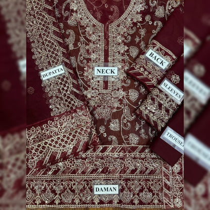 Asim Jofa Chiffon Fancy