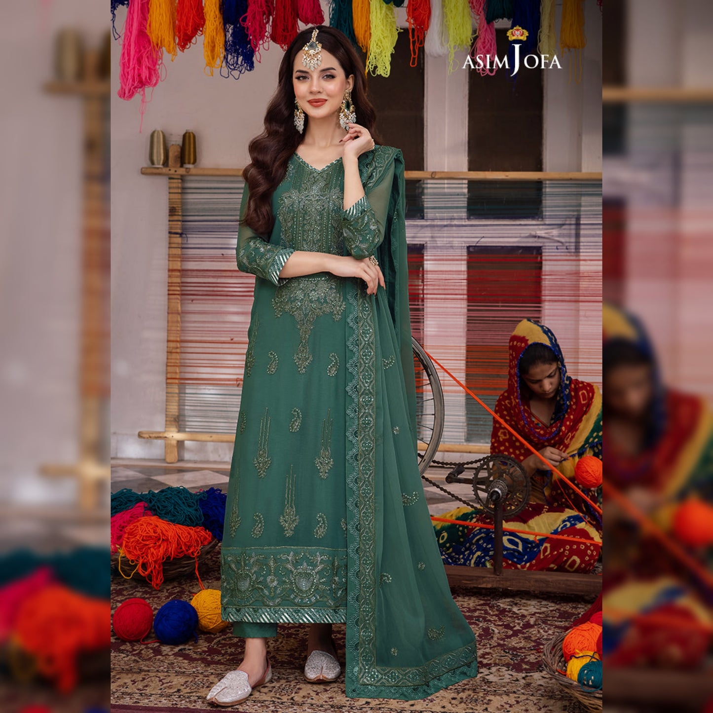 Asim Jofa Organza Fancy