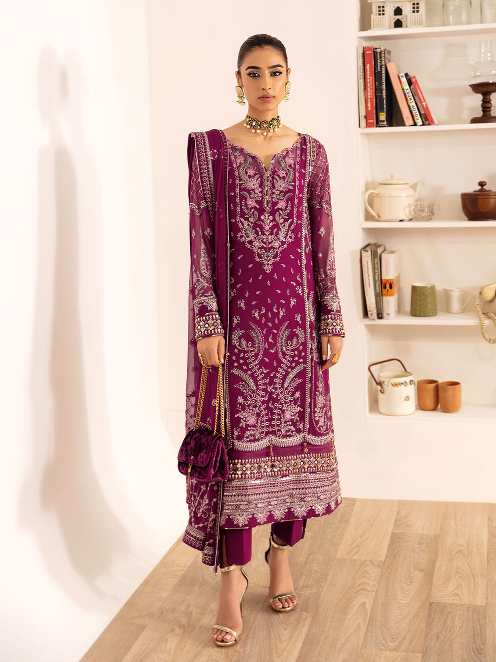 Gulaal Chiffon Fancy