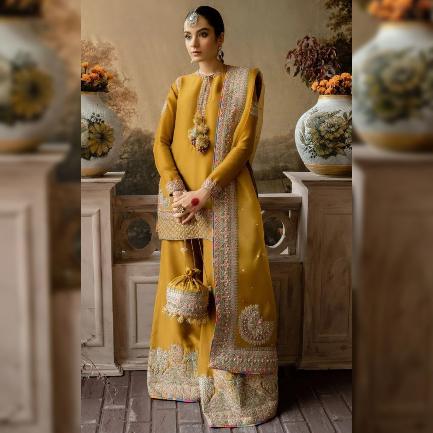 Hussain Rehar Organza Fancy