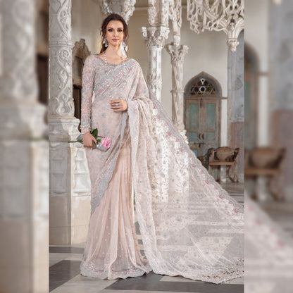 Maria B Net Saree