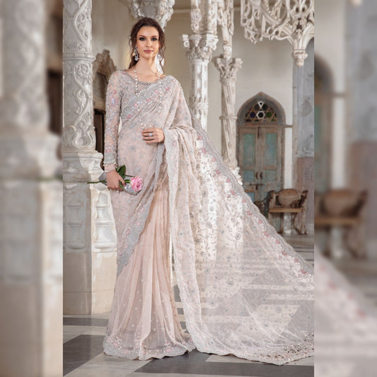 Maria B Net Saree