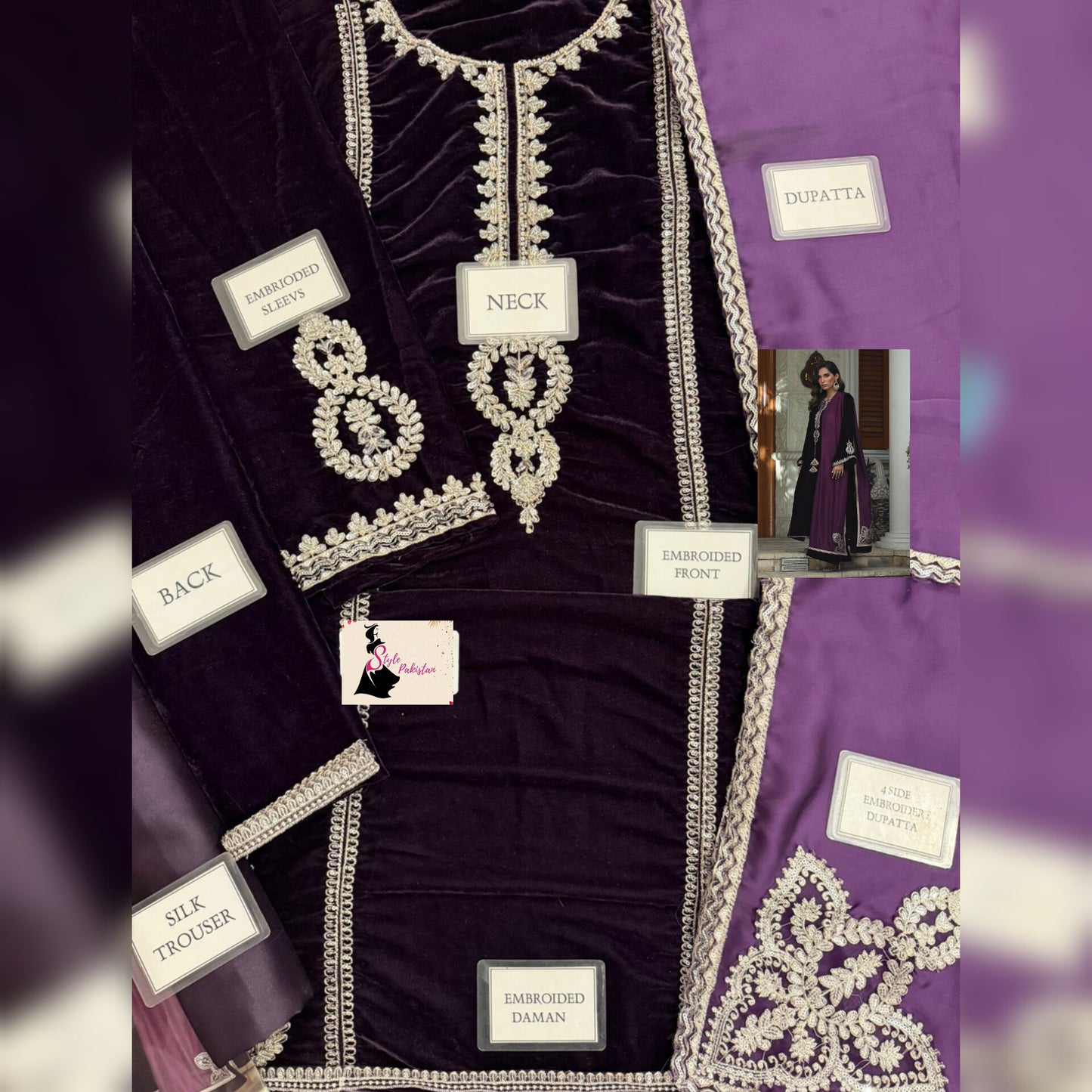 Farida Hasan Velvet Fancy