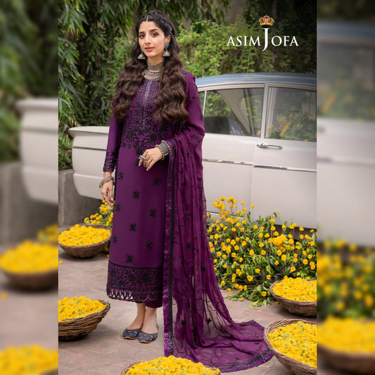 Asim Jofa Chiffon Fancy