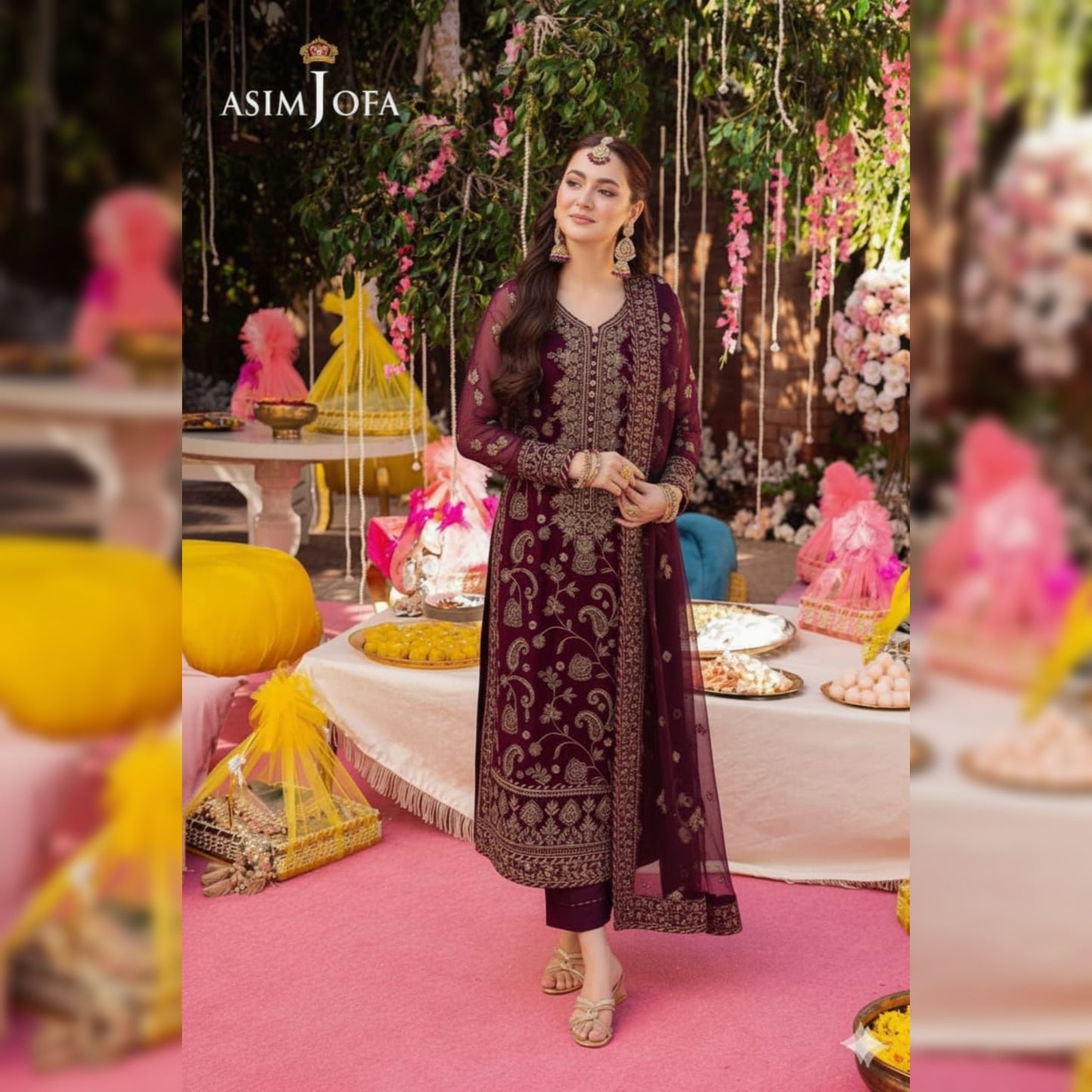 Asim Jofa Chiffon Fancy