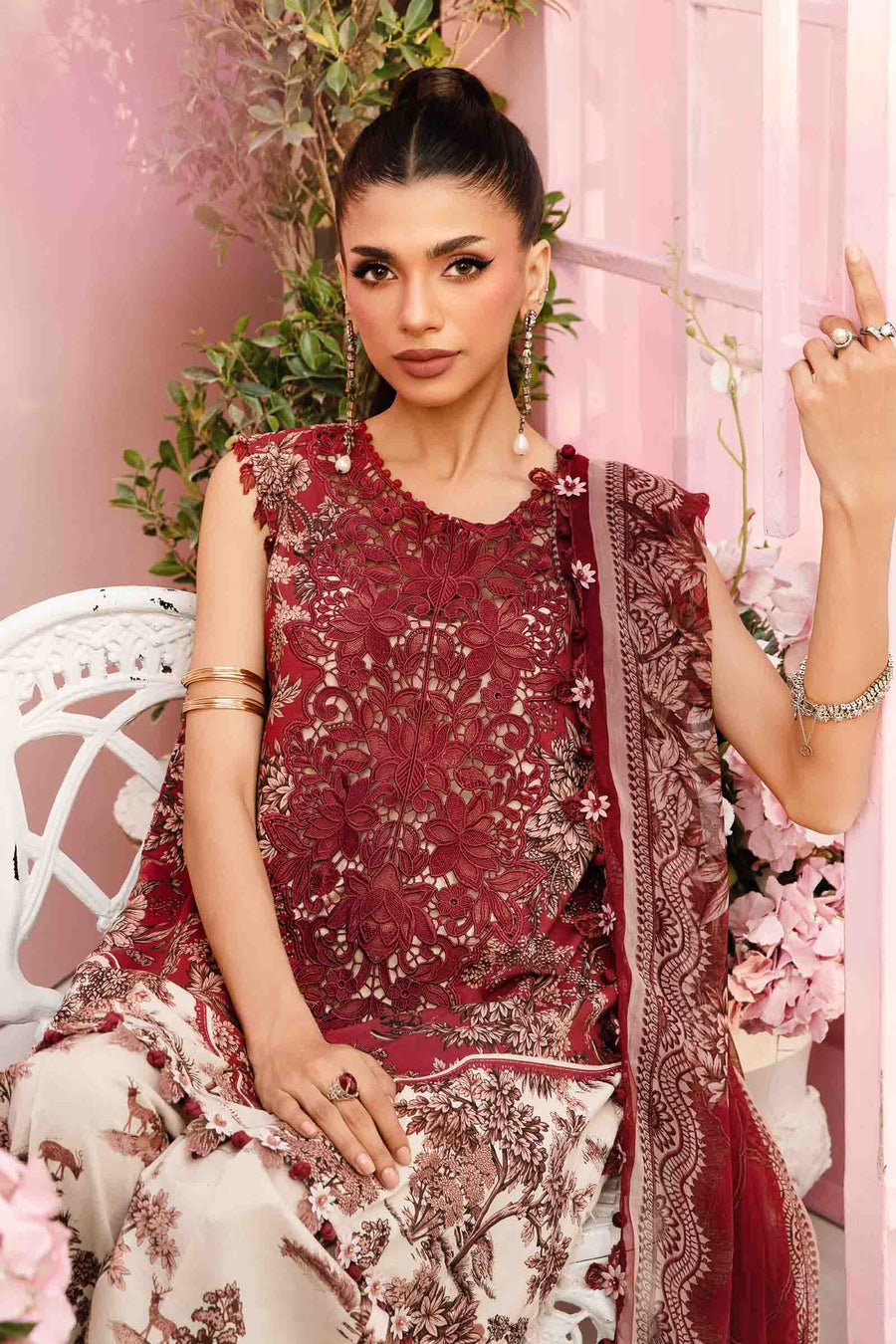 M Print Lawn Fancy