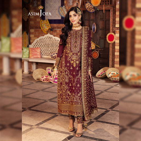 Asim Jofa Chiffon Fancy