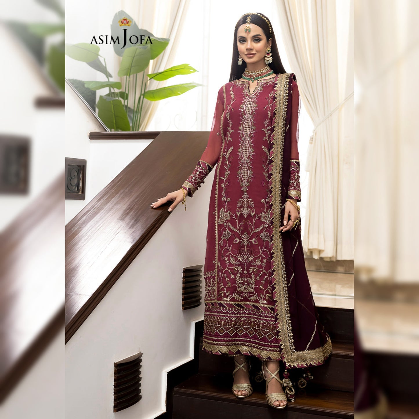Asim Jofa Chiffon Fancy