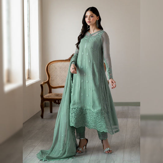 Azure Chiffon Fancy