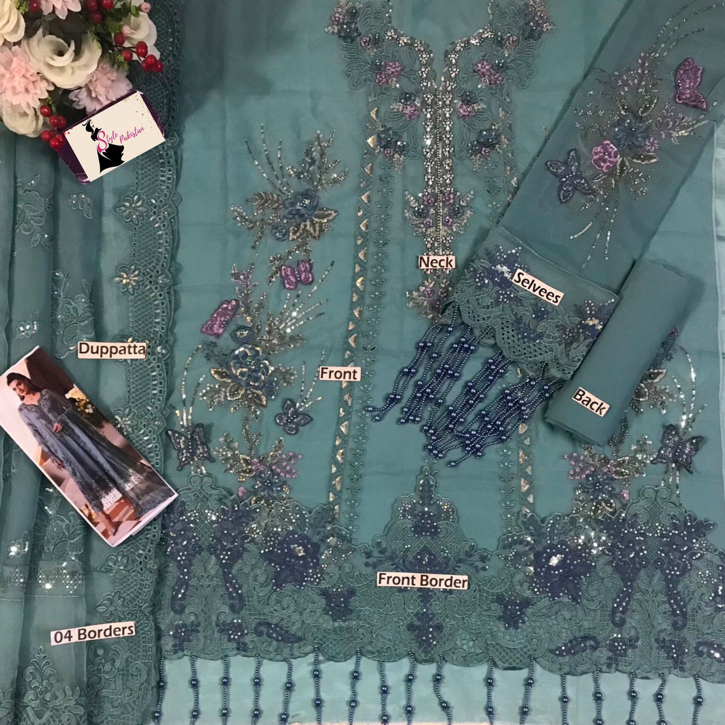 Maria B Chiffon Fancy