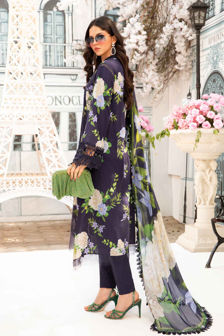 M Print Lawn Fancy