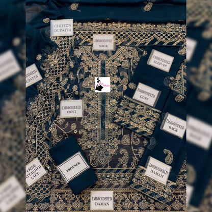 Asim Jofa Chiffon Fancy