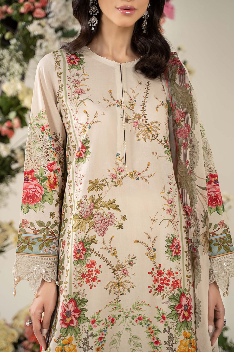 M Print Lawn Fancy
