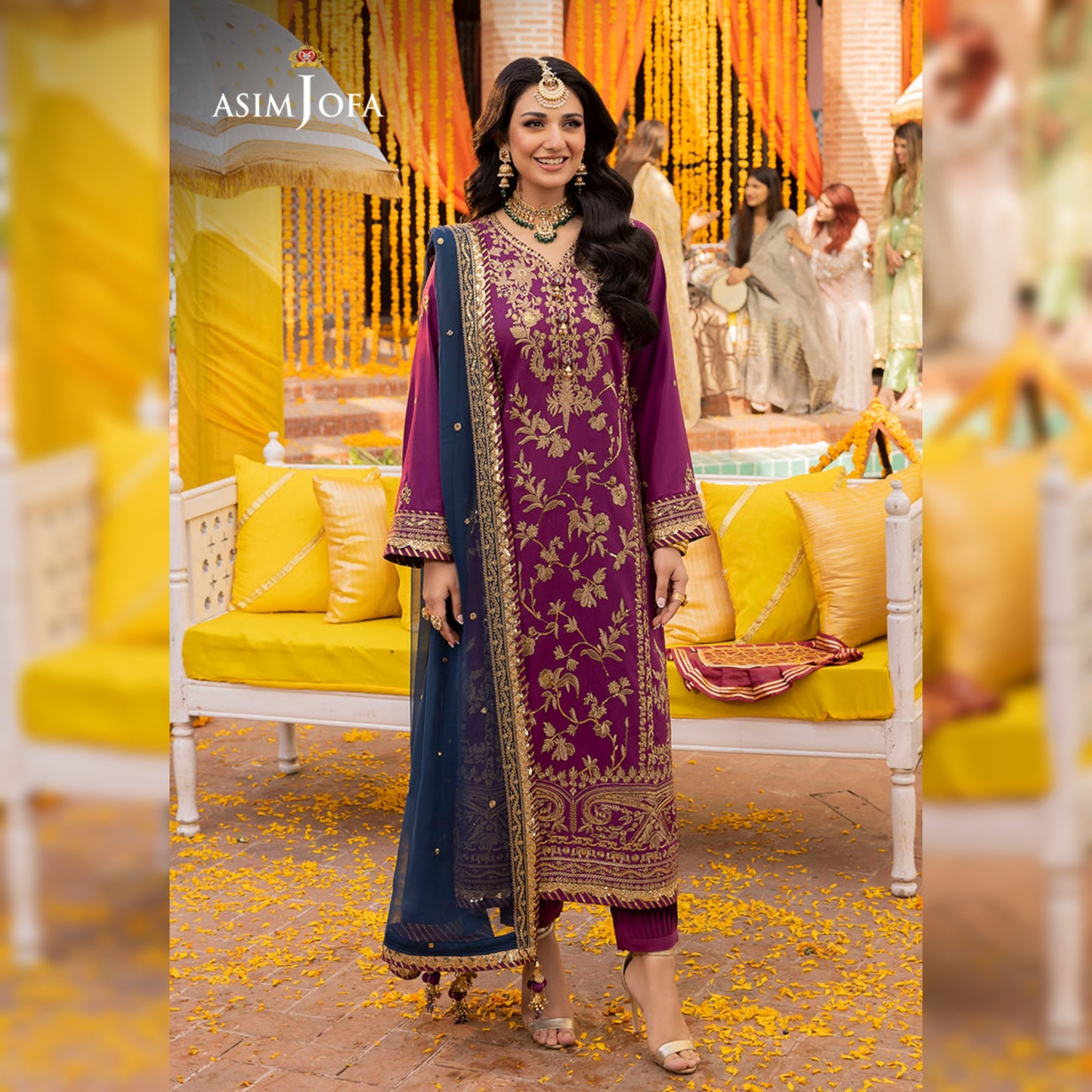 Asim Jofa Chiffon Fancy