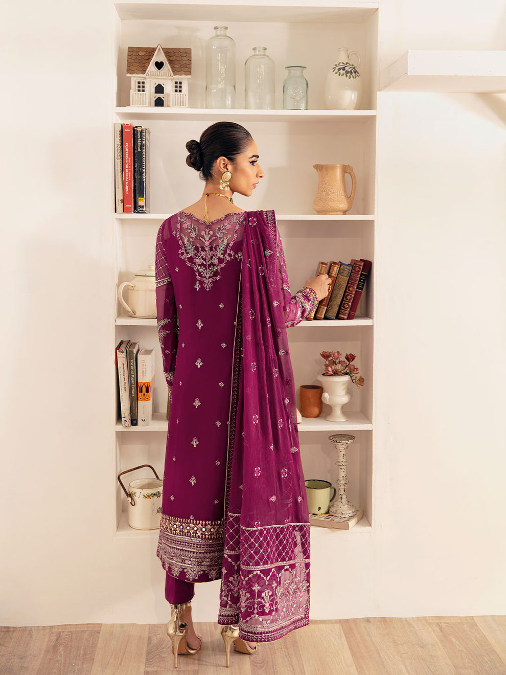 Gulaal Chiffon Fancy