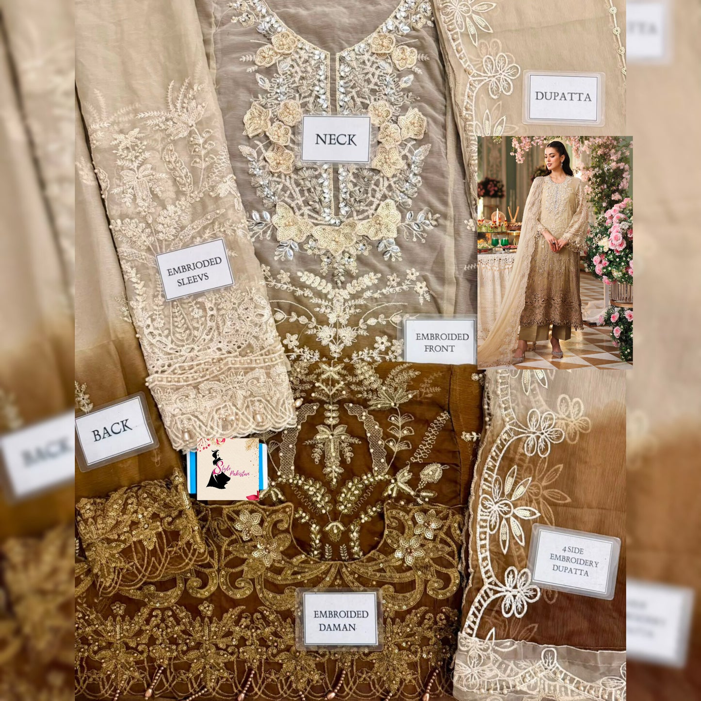 Maria B Chiffon Fancy