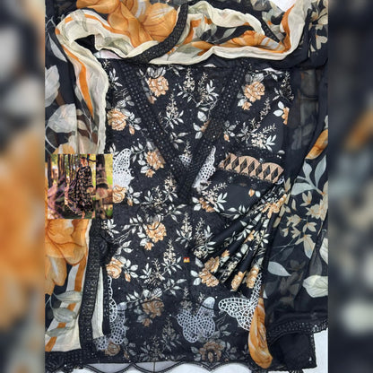 M Print Lawn Fancy