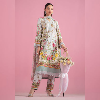 M Print Lawn Fancy