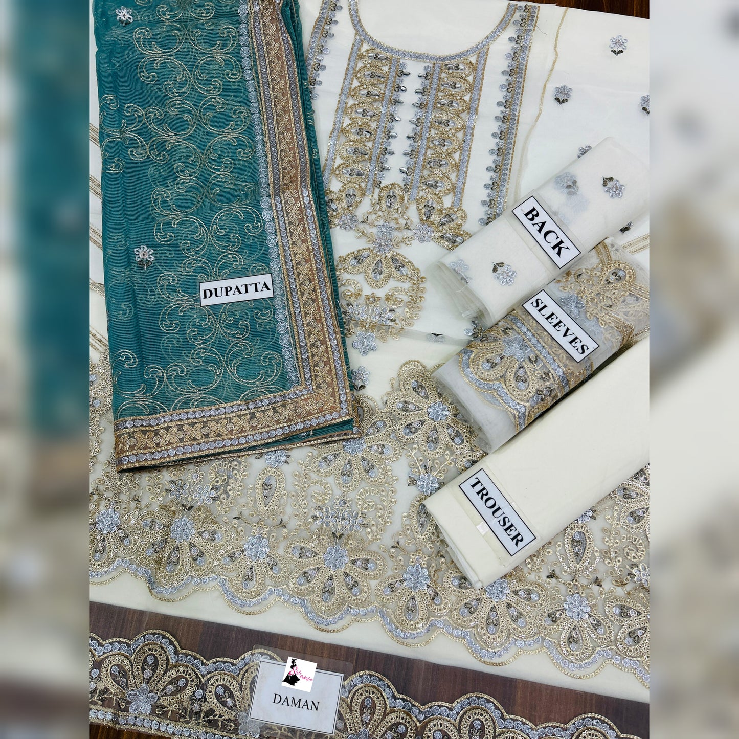 Adan Libas Organza Fancy